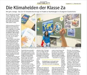 Zeitungsausschnitt Stuttgarter Amtsblatt